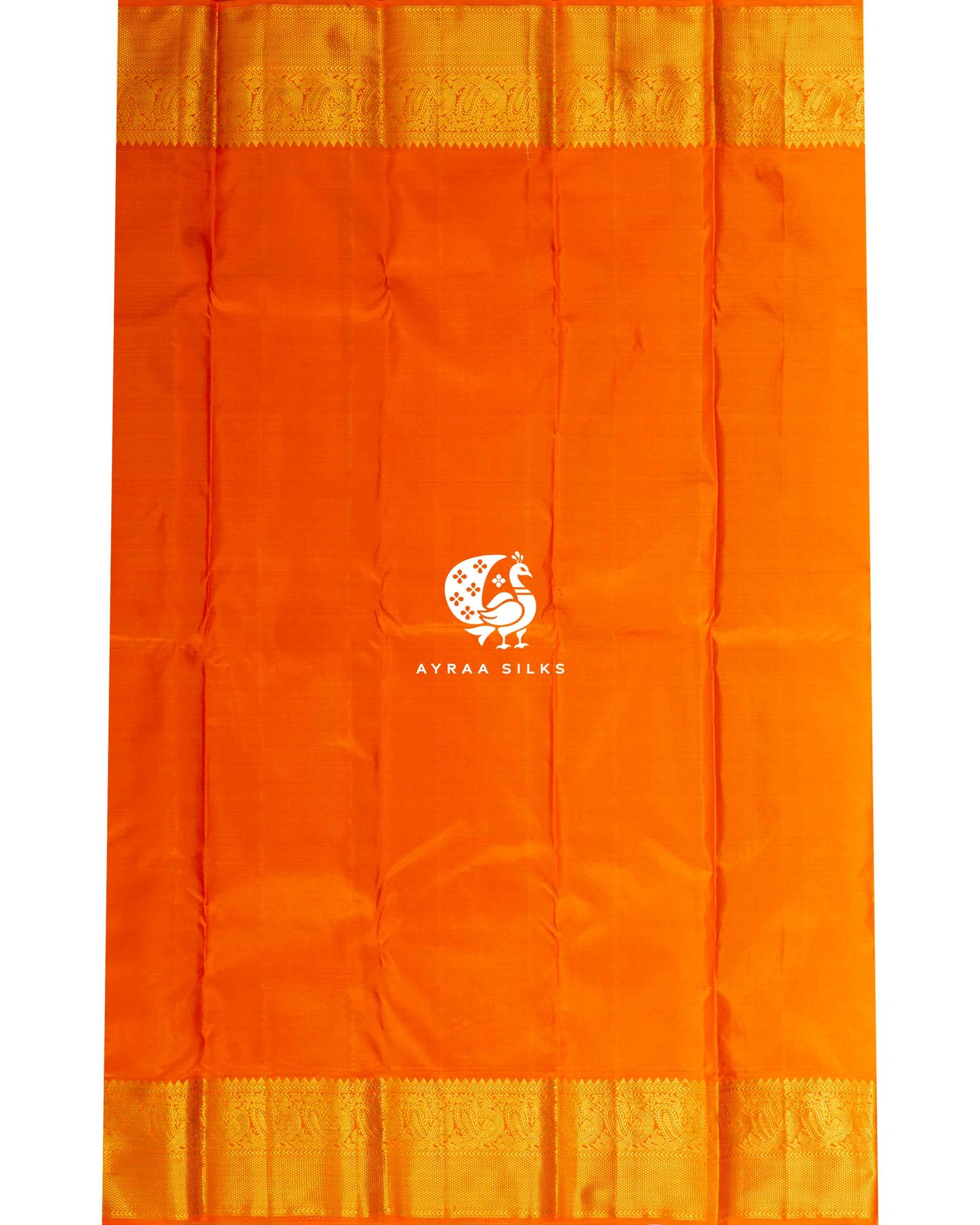 Peach Zari Kanchipuram Saree