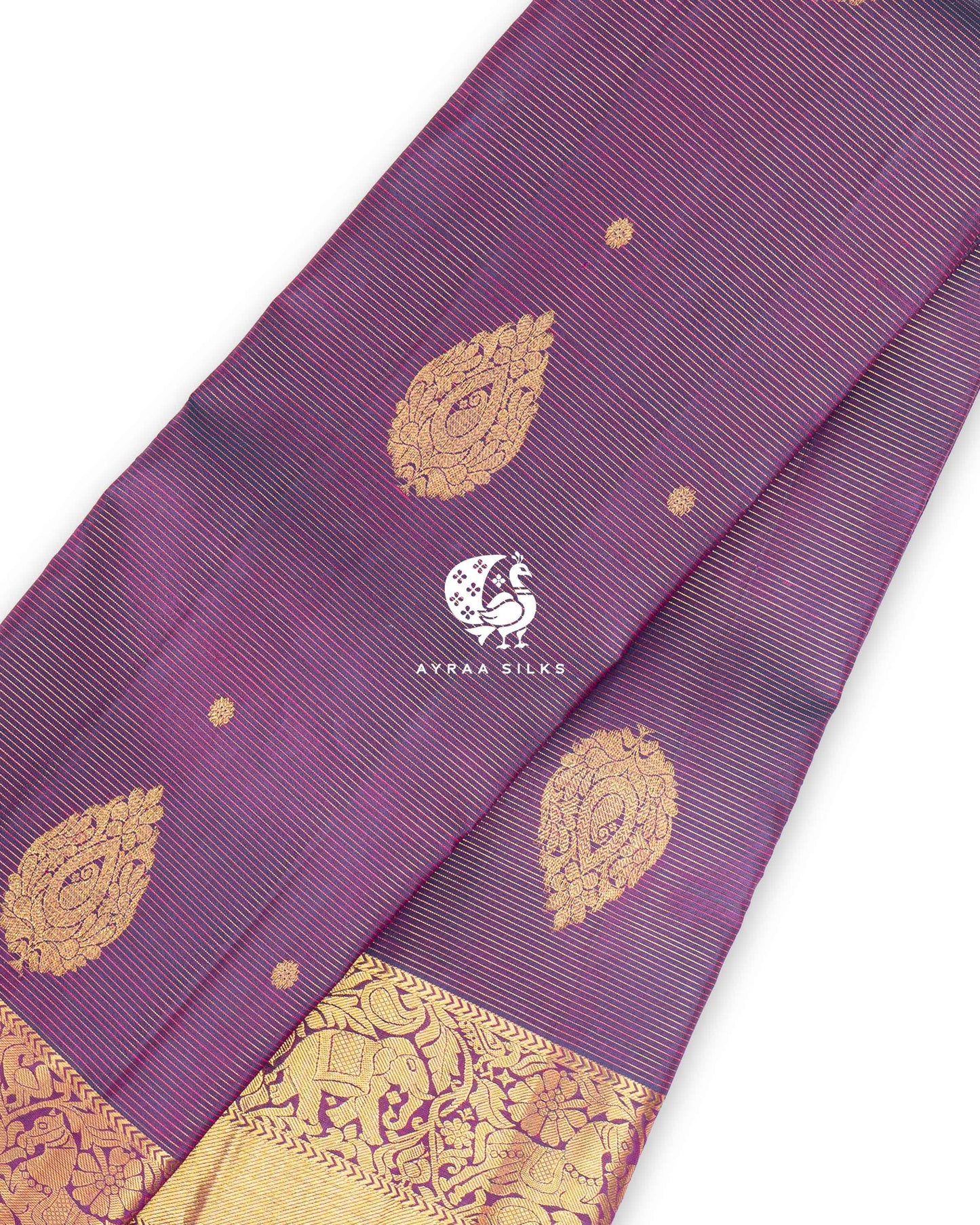 Orchid Thilagam Kanchipuram Saree