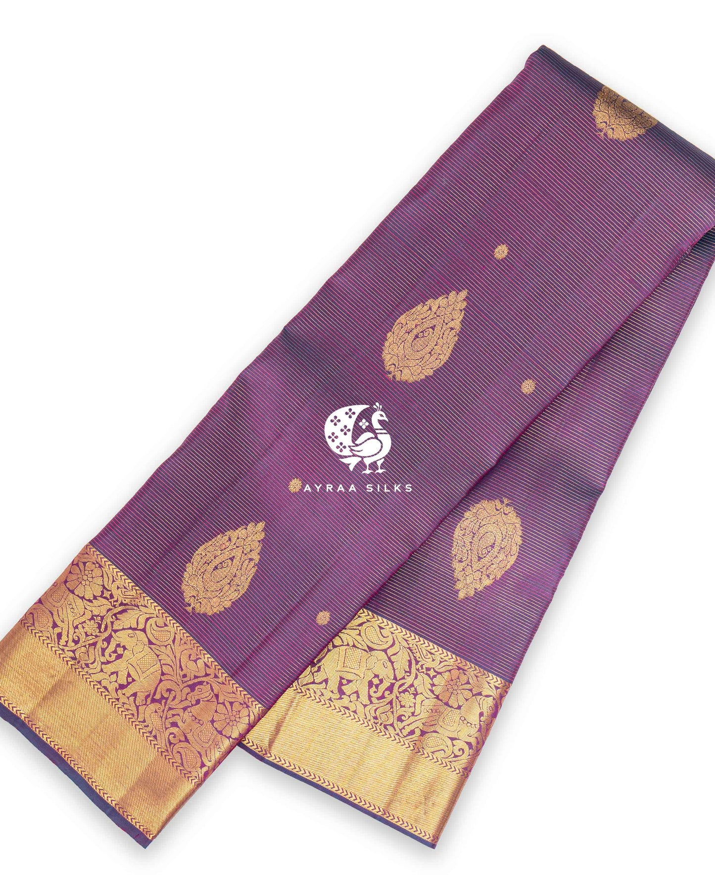 Orchid Thilagam Kanchipuram Saree
