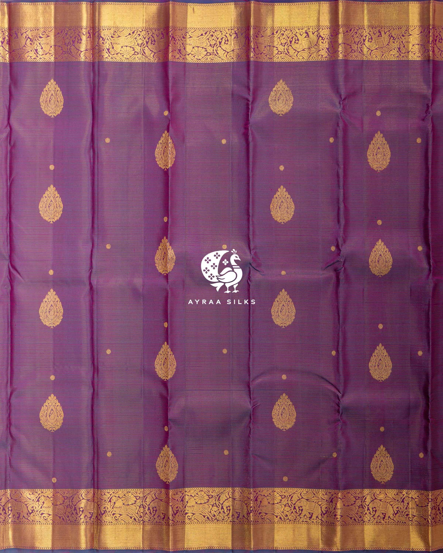 Orchid Thilagam Kanchipuram Saree