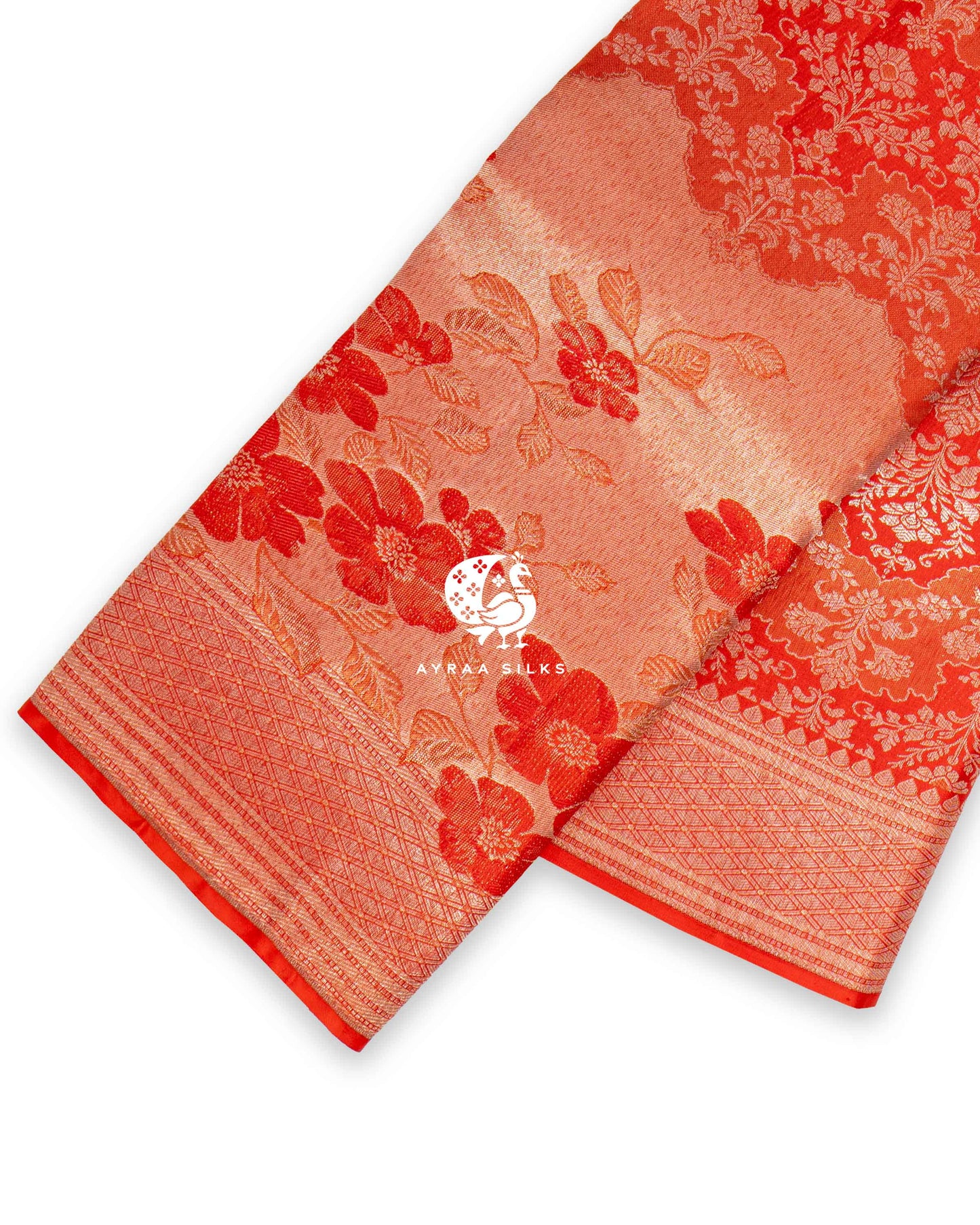 Vermilion Vritti Kanchipuram Saree