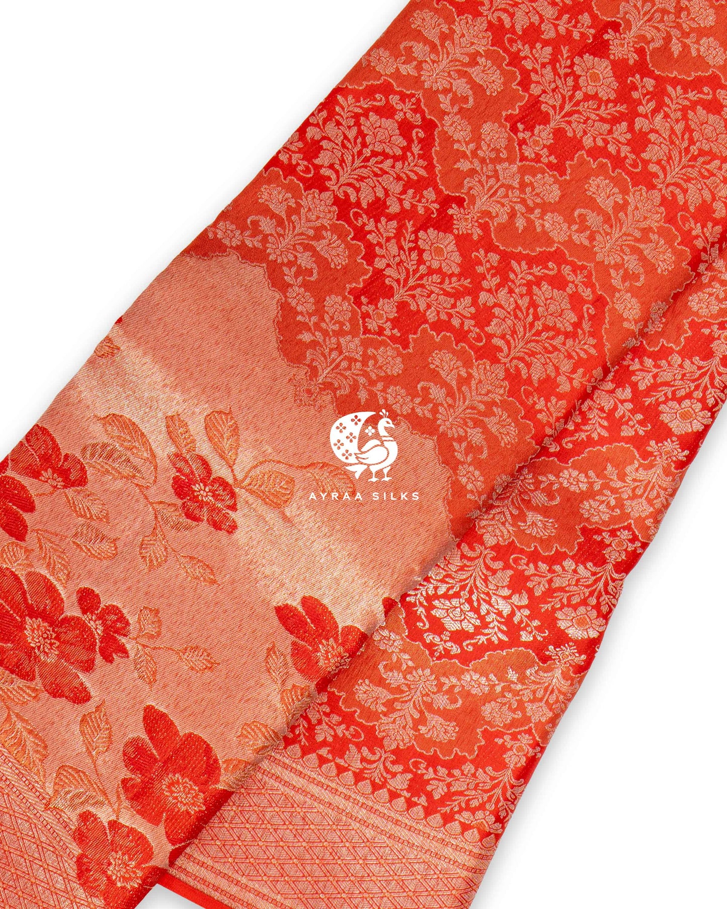 Vermilion Vritti Kanchipuram Saree