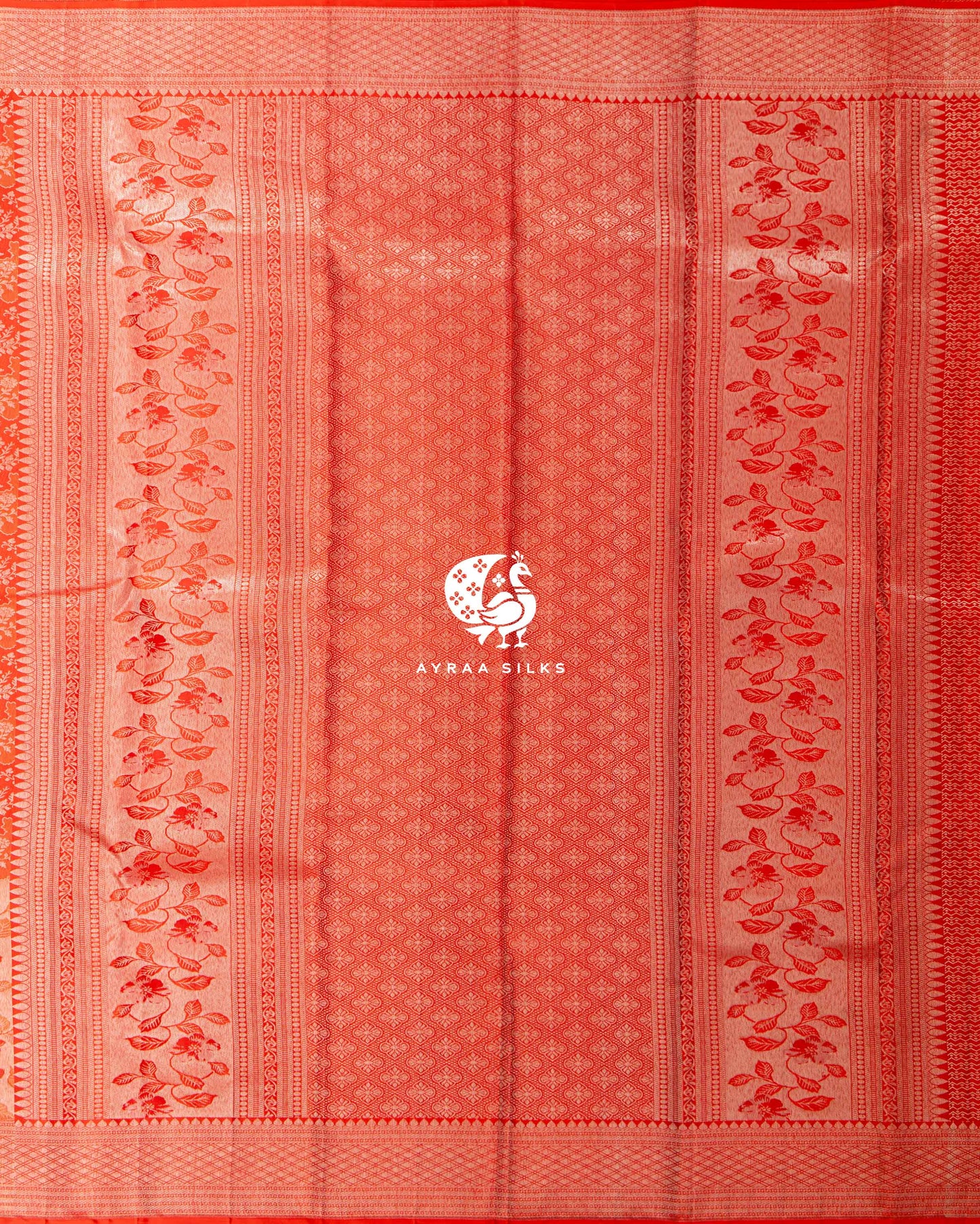 Vermilion Vritti Kanchipuram Saree