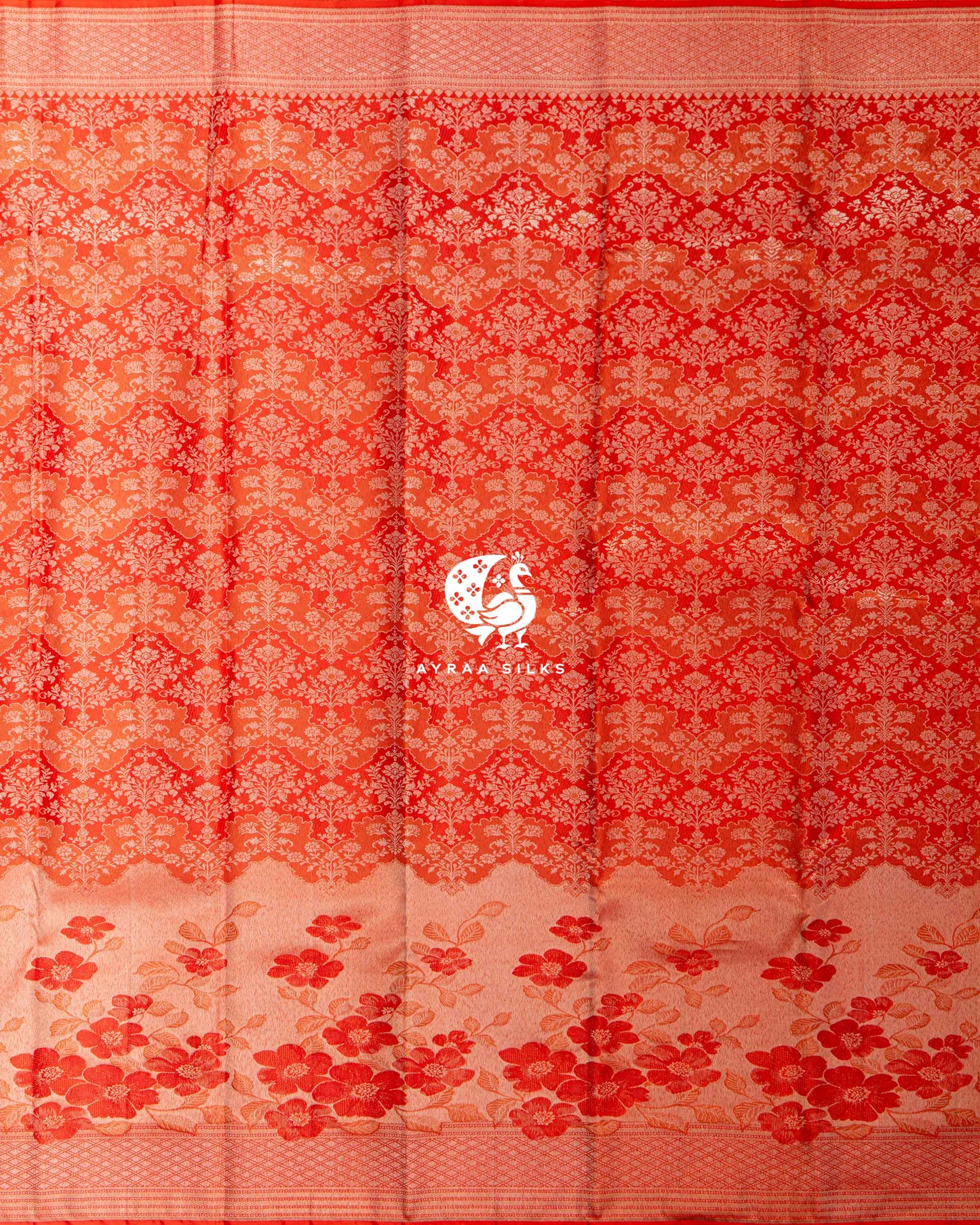 Vermilion Vritti Kanchipuram Saree