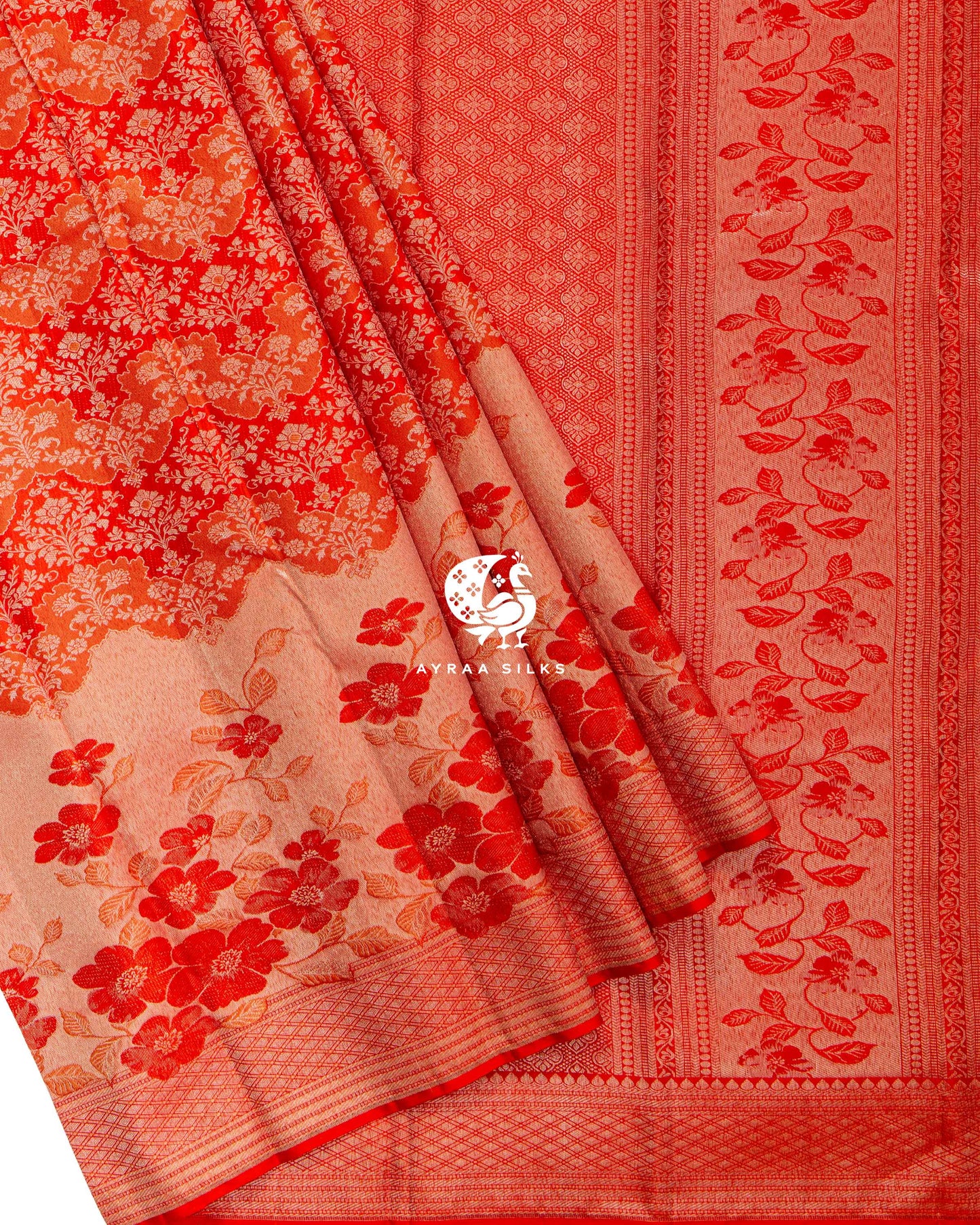Vermilion Vritti Kanchipuram Saree