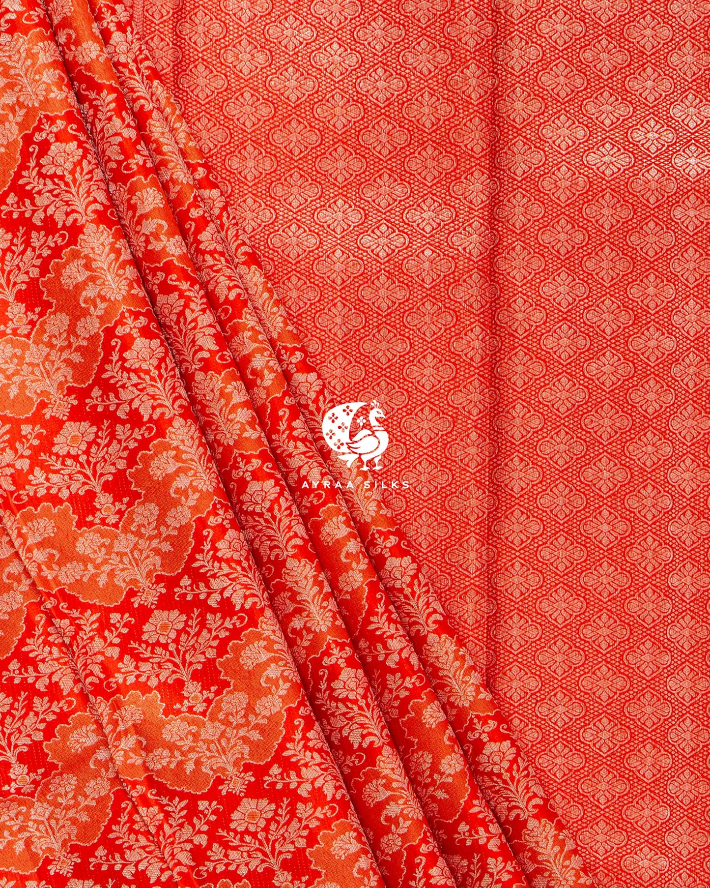Vermilion Vritti Kanchipuram Saree