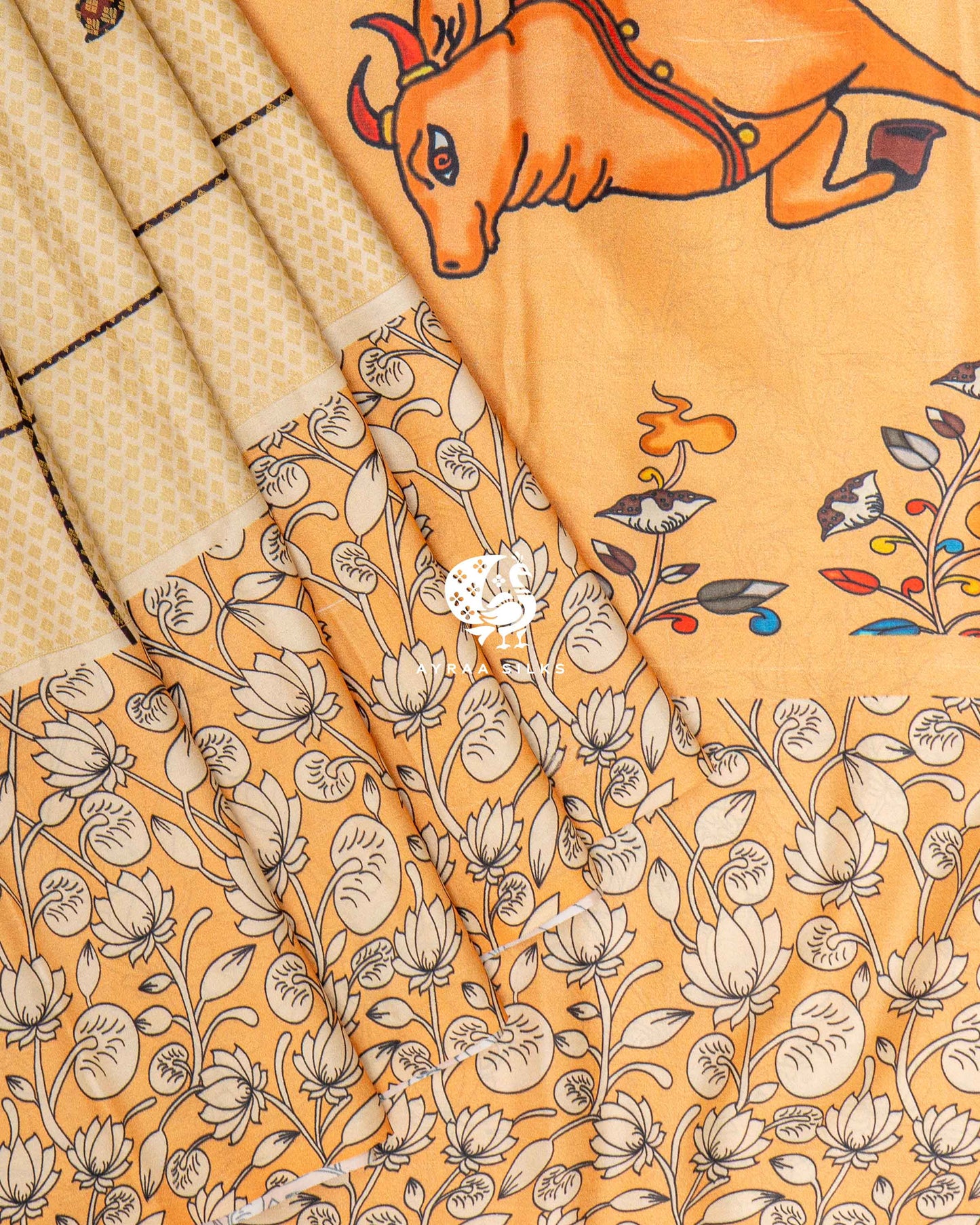 Pastel Pichwai Kanchipuram Saree