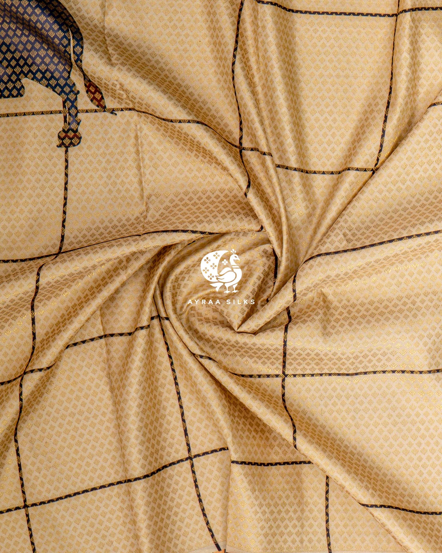 Pastel Pichwai Kanchipuram Saree