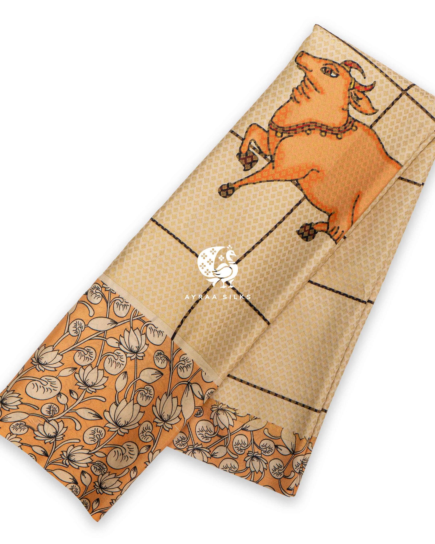 Pastel Pichwai Kanchipuram Saree