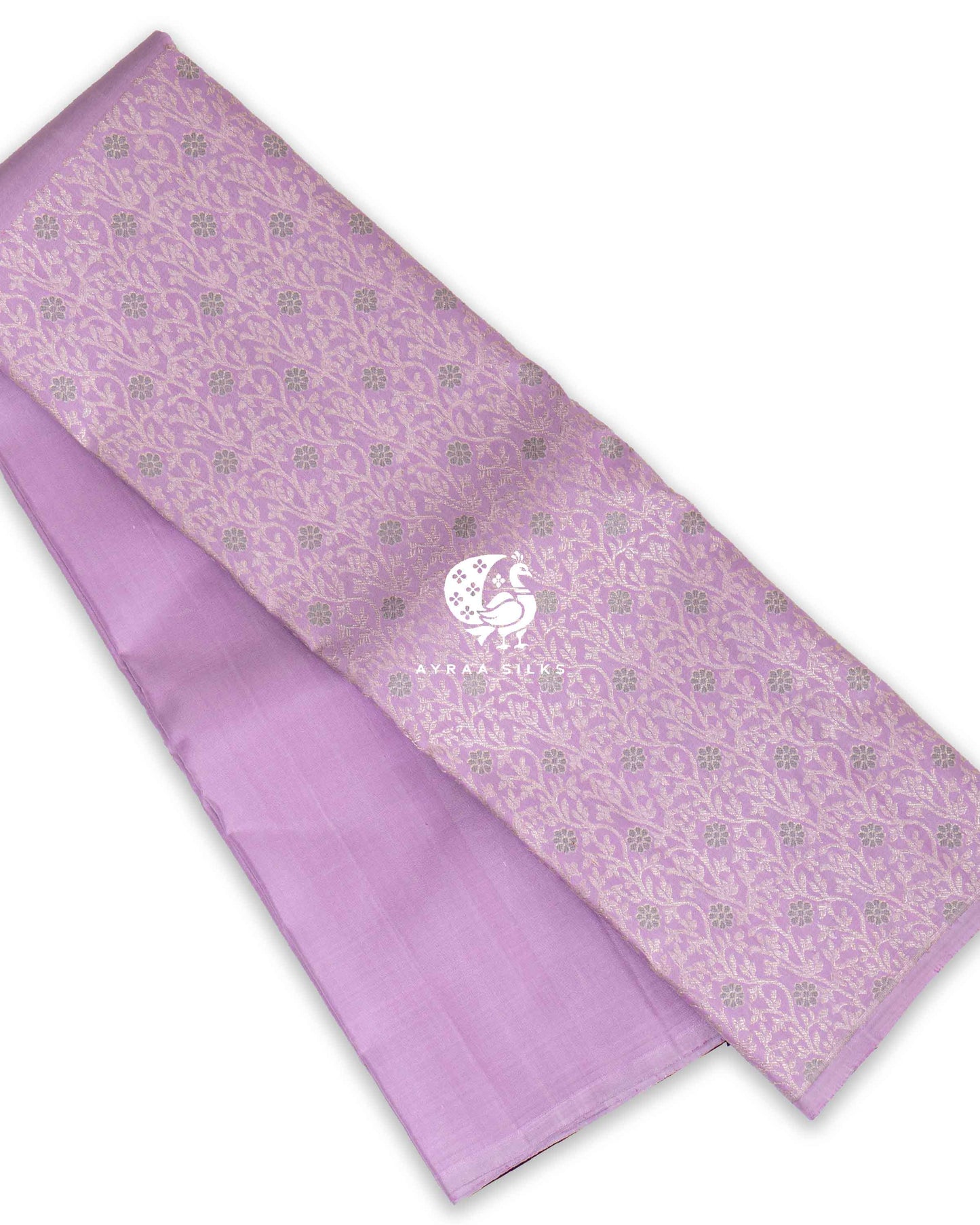 Lilac Statement Kanchipuram Saree
