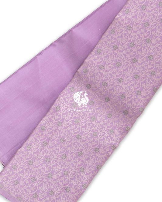 Lilac Statement Kanchipuram Saree
