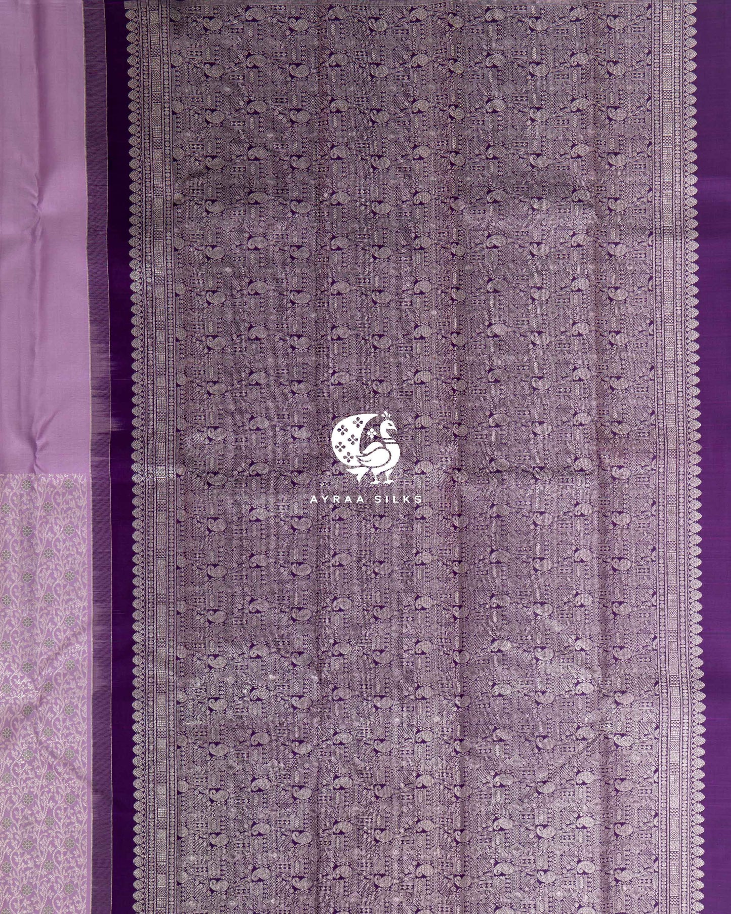 Lilac Statement Kanchipuram Saree