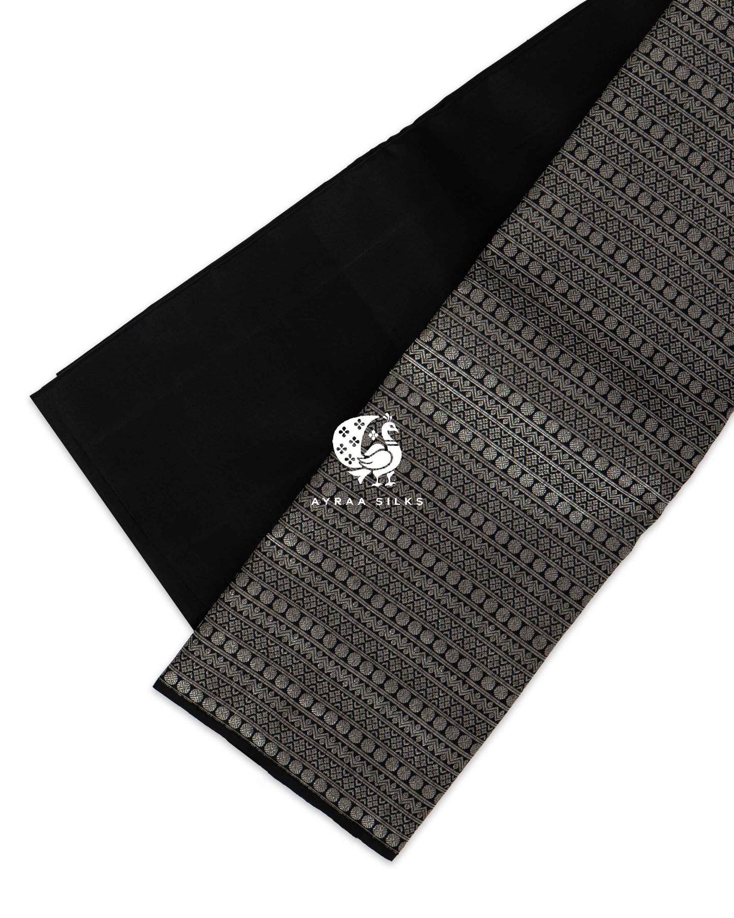 Black Statement Kanchipuram Saree