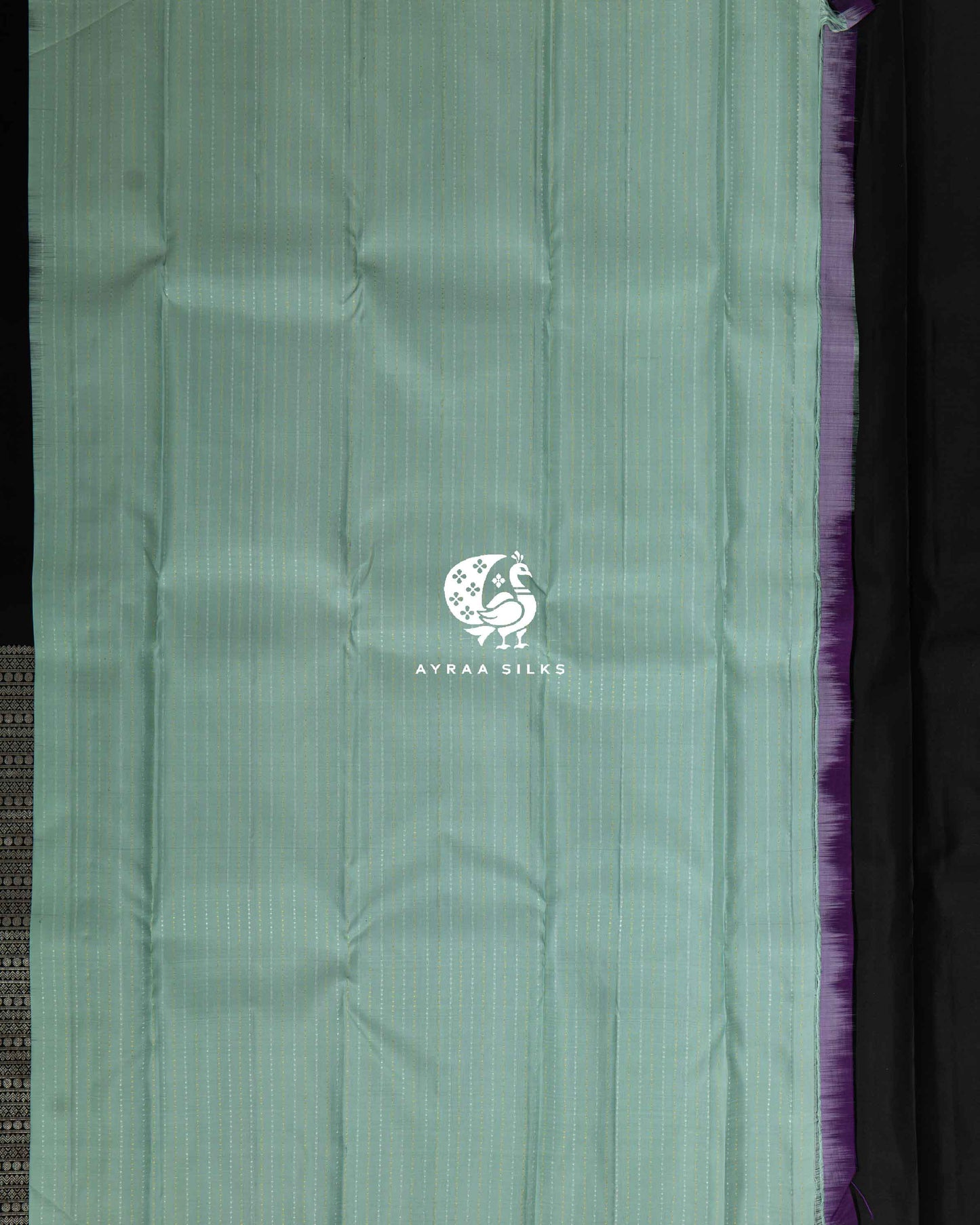 Black Statement Kanchipuram Saree