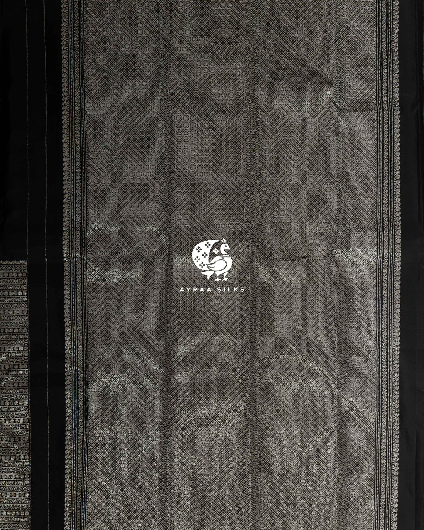 Black Statement Kanchipuram Saree