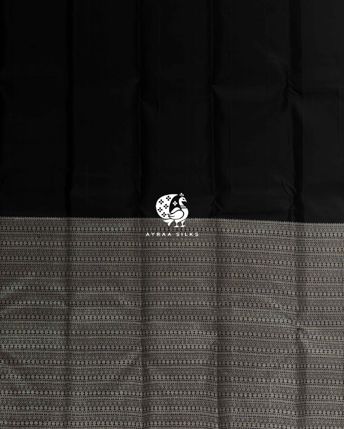 Black Statement Kanchipuram Saree