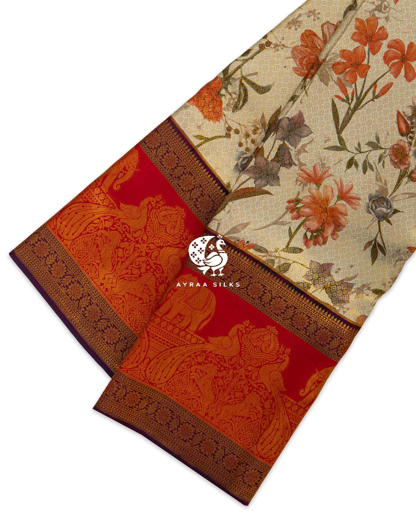 Ivory Heritage Kanchipuram Saree