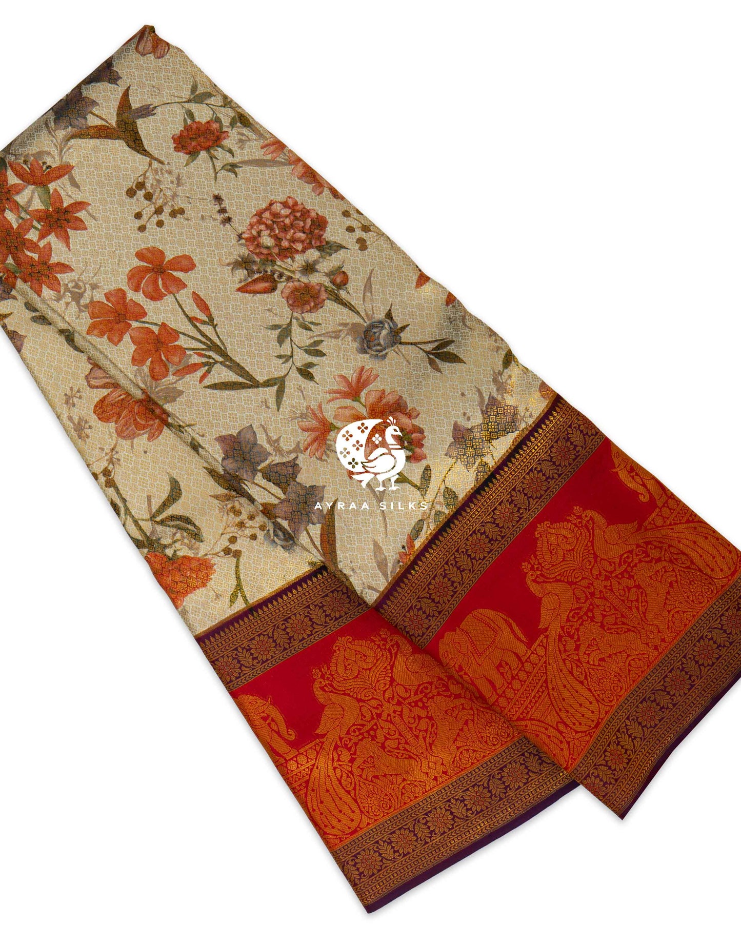 Ivory Heritage Kanchipuram Saree