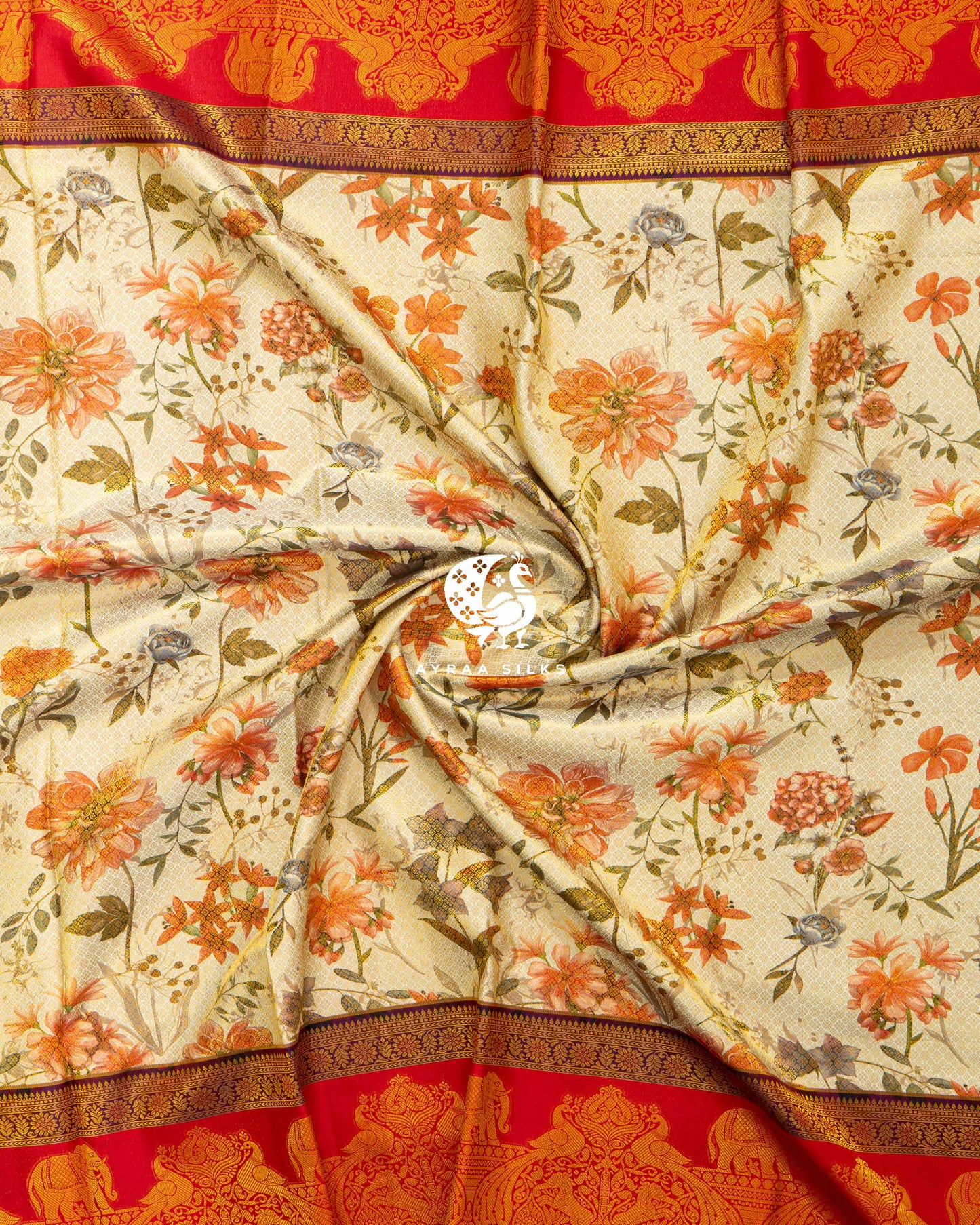 Ivory Heritage Kanchipuram Saree