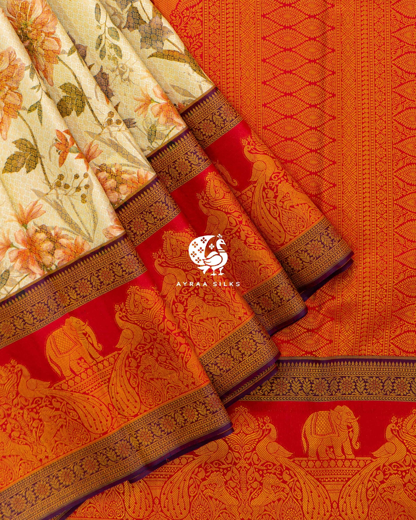 Ivory Heritage Kanchipuram Saree
